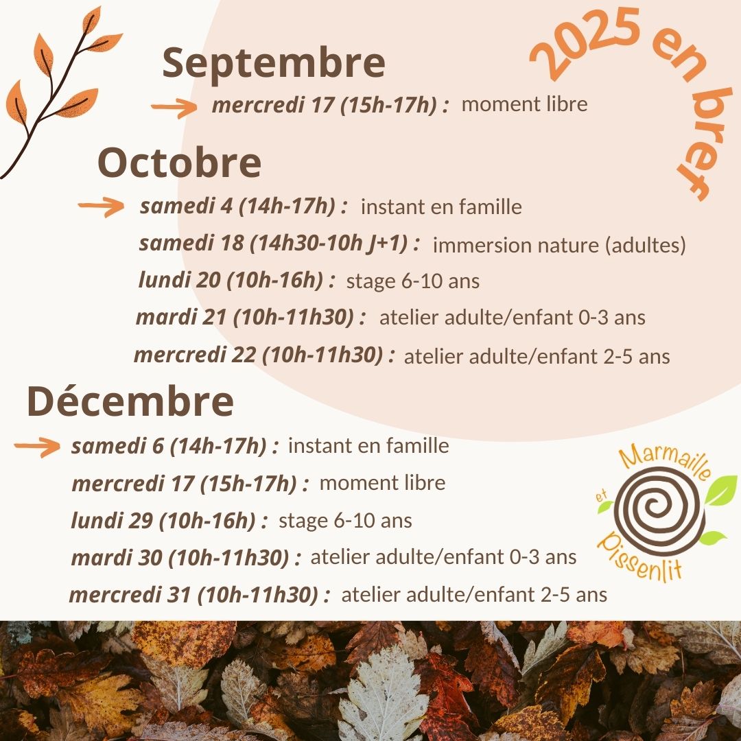 programme Marmaille et Pissenlit